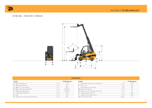 Телескопічні навантажувачі JCB TLT30