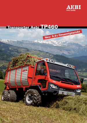 Муніципальний багатофункціональний транспортний засіб Дизель Aebi TP 460