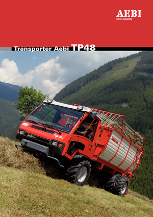 Муніципальний багатофункціональний транспортний засіб Дизель Aebi TP 48