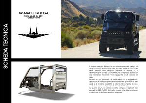 Муніципальний багатофункціональний транспортний засіб Дизель Bremach Trex 35.3/4