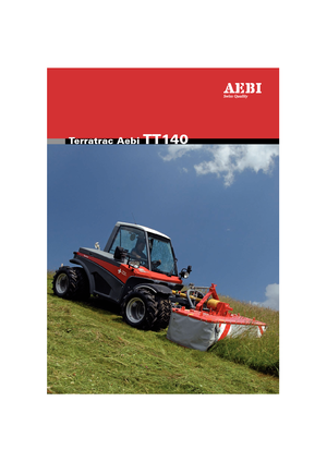 Муніципальний багатофункціональний транспортний засіб Дизель Aebi TT 140