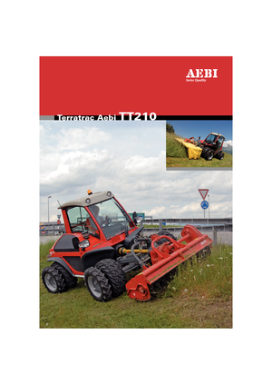 Муніципальний багатофункціональний транспортний засіб Дизель Aebi TT 210