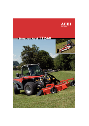 Муніципальний багатофункціональний транспортний засіб Дизель Aebi TT 240