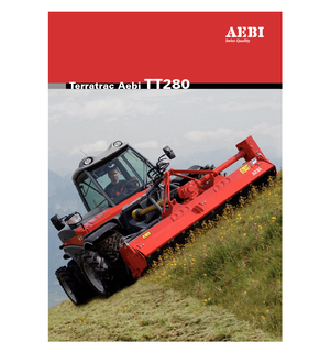 Муніципальний багатофункціональний транспортний засіб Дизель Aebi TT 280