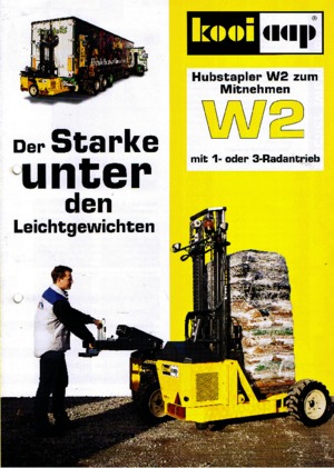 Дизельні вилкові навантажувачі Kooi-Aap W 2-3 V