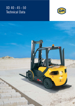 Автонавантажувач дизельний OM XD 40