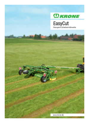 Причіпний косильний диск з кондиціонуванням Krone EasyCut 3200 CV