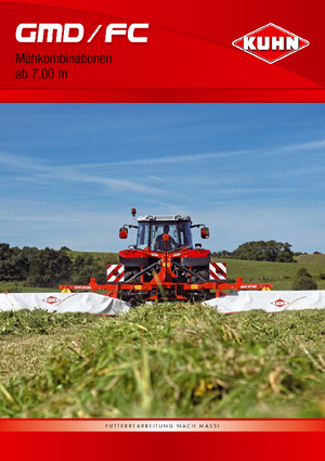 Комбінований диск косарки з кондиціонером Kuhn FC 883 D
