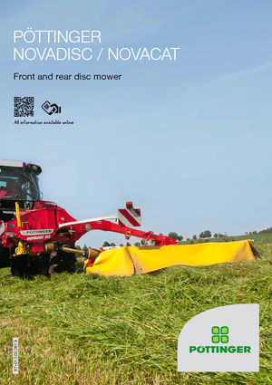 Задньо-привідний косильний диск без кондиціонування Pöttinger NovaCat 402