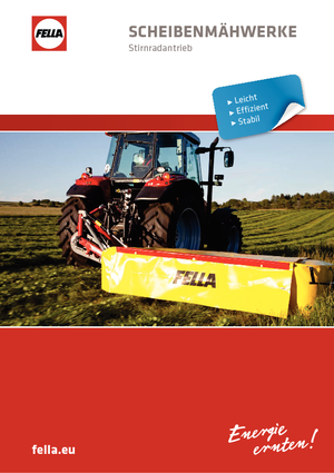 Задньо-привідний косильний диск без кондиціонування Fella SM 208 InLine