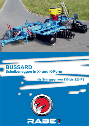 Дисково-цинкова борона Rabe Bussard JPR 52 C