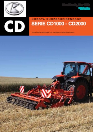 Дисково-цинкова борона Kubota CD1300