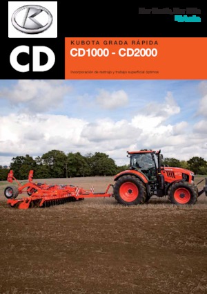 Дисково-цинкова борона Kubota CD2400F