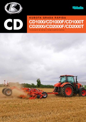 Дисково-цинкова борона Kubota CD2500T