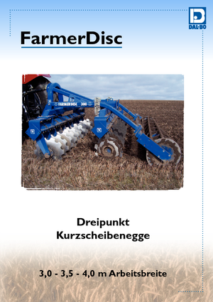 Дисково-цинкова борона DAL-BO FarmerDisc 300