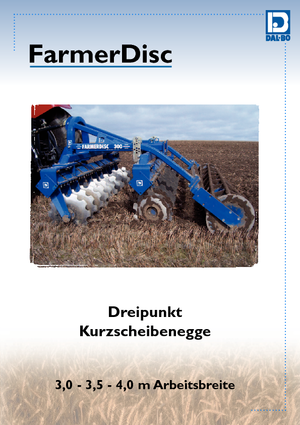 Дисково-цинкова борона DAL-BO FarmerDisc 400