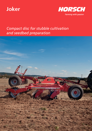 Дисково-цинкова борона Horsch Joker 10 RT
