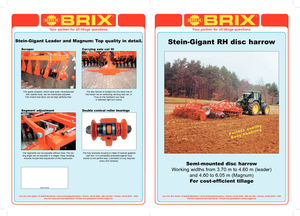 Дисково-цинкова борона Brix Leader 415