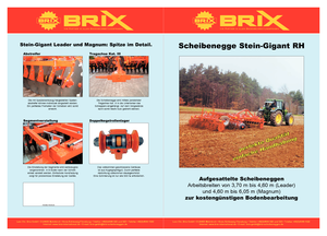 Дисково-цинкова борона Brix Magnum 510