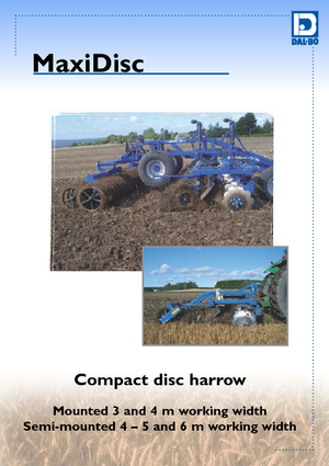 Дисково-цинкова борона DAL-BO MaxiDisc 400
