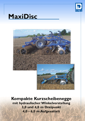 Дисково-цинкова борона DAL-BO MaxiDisc 400