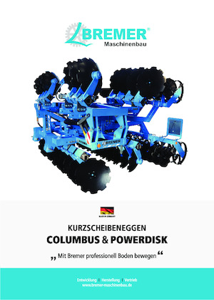 Дисково-цинкова борона Bremer Powerdisk 381