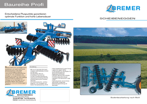 Дисково-цинкова борона Bremer SE 250