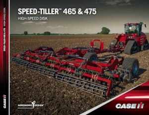 Дисково-цинкова борона Case IH Speed-Tiller 465 8.2