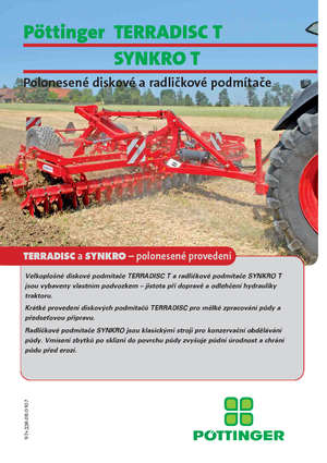 Дисково-цинкова борона Pöttinger Terradisc  5000 T