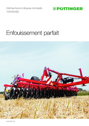 Дисково-цинкова борона Pöttinger Terradisc 8001 T