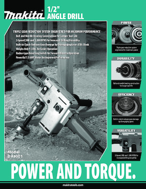 Дрилі та шуруповерти Makita DA6301