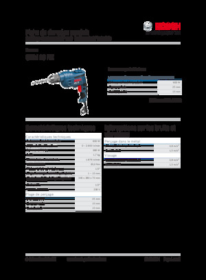 Дрилі та шуруповерти Bosch GBM 10 RE