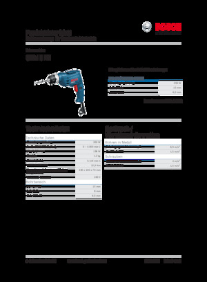 Дрилі та шуруповерти Bosch GBM 6 RE