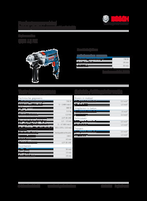 Дрилі та шуруповерти Bosch GSB 16 RE
