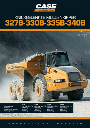 Шарнірні самоскиди Case 340B