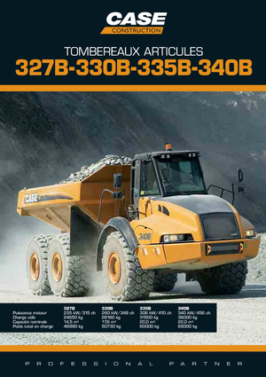 Шарнірні самоскиди Case 340B