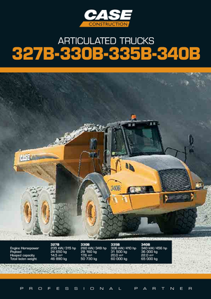 Шарнірні самоскиди Case 340B