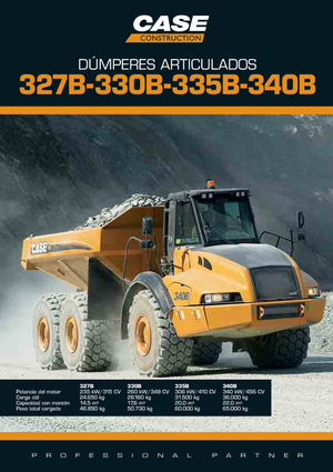 Шарнірні самоскиди Case 340B