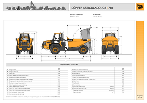 Шарнірні самоскиди JCB 718