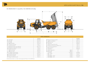Шарнірні самоскиди JCB 722
