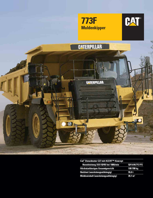 Самоскиди із жорсткою рамою Caterpillar 773F