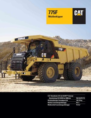 Самоскиди із жорсткою рамою Caterpillar 775F