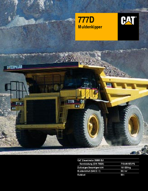 Самоскиди із жорсткою рамою Caterpillar 777 D