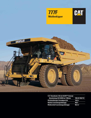 Самоскиди із жорсткою рамою Caterpillar 777F