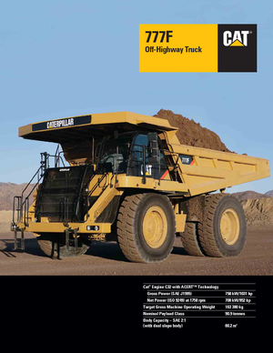 Самоскиди із жорсткою рамою Caterpillar 777F