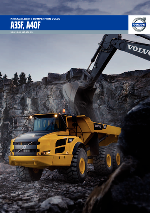 Шарнірні самоскиди Volvo A40F