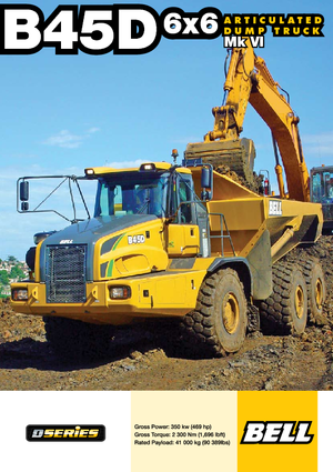 Шарнірні самоскиди Bell B 45 D