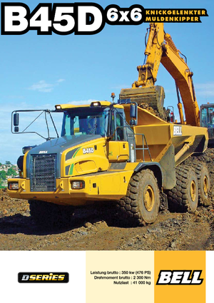 Шарнірні самоскиди Bell B 45 D