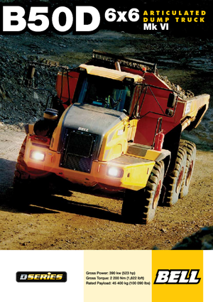 Шарнірні самоскиди Bell B 50 D