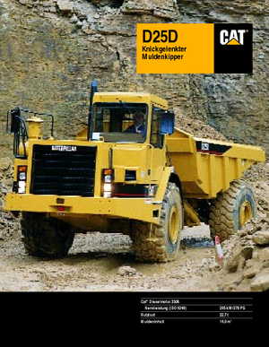 Шарнірні самоскиди Caterpillar D 25 D